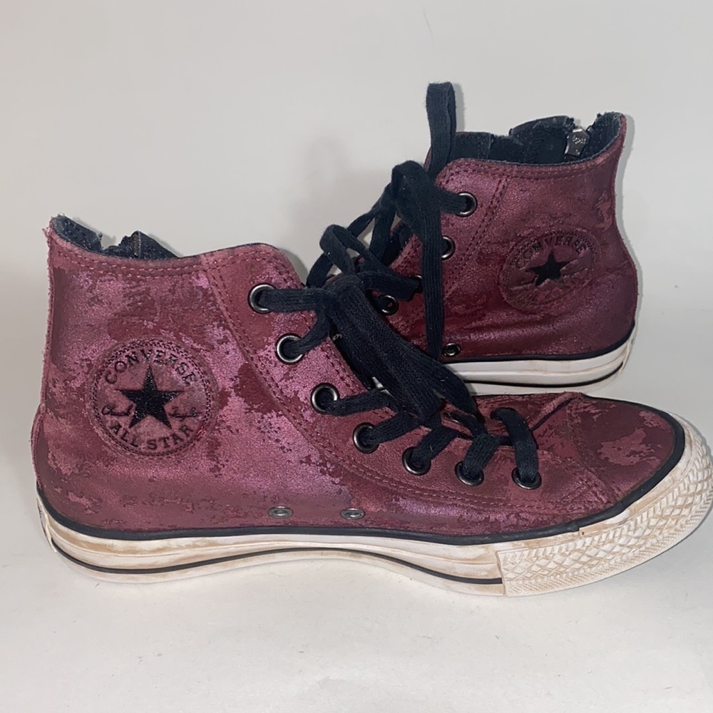 Converse from free people crushed suede high tops